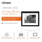 iFrame 18” x 22” Black Framed Chicago City Wrigley Field Framed Art Work For Wall Decor With Photo Mat | Chi Town Skyline Wall Art | Black And White Picture Wall Art Decor